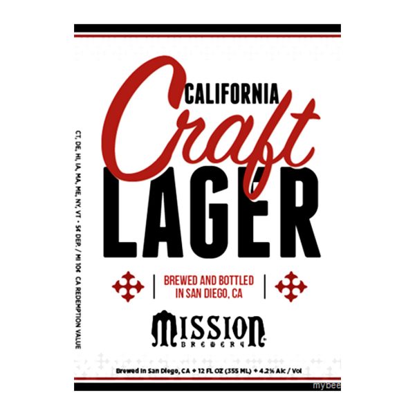 Mission Brewery Craft Lager
