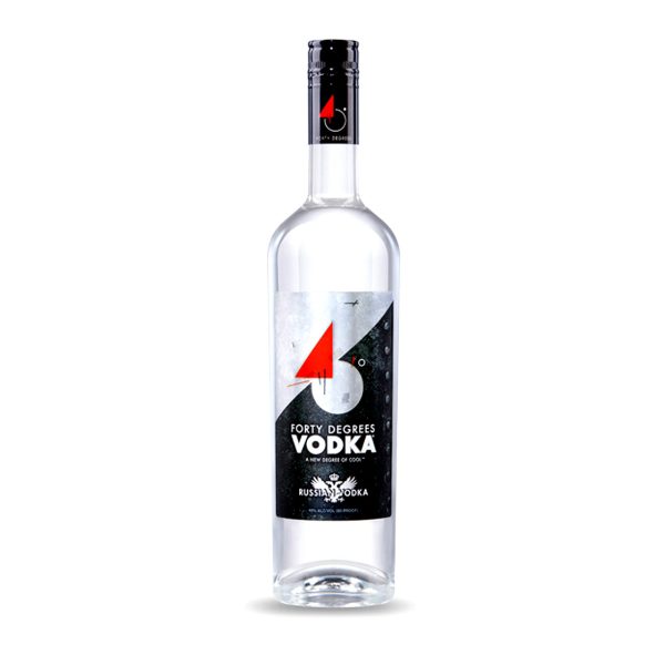 40 Degrees Vodka 750ml
Bottle