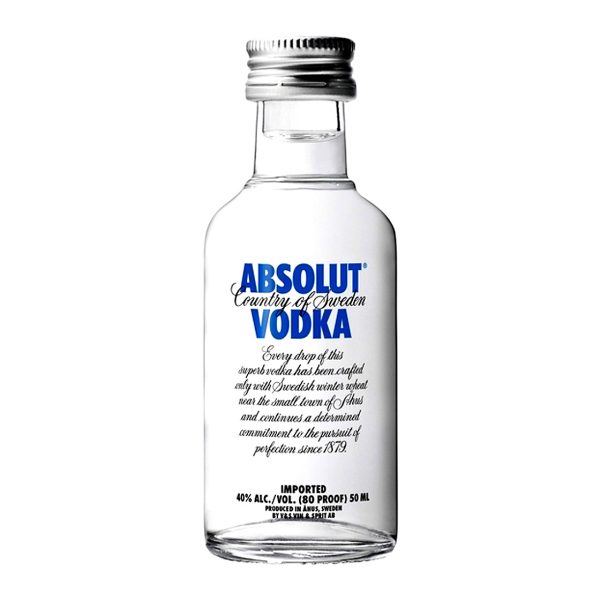 Absolut Vodka 50ml
Bottle
